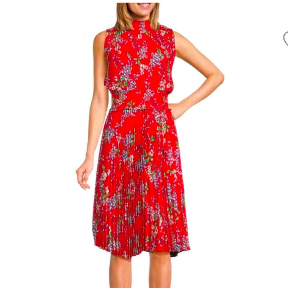 Nanette Lepore Country Glamour Pleated Dress - NWT